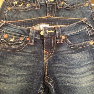 2 Beautiful Women True Religion jeans Sz 26